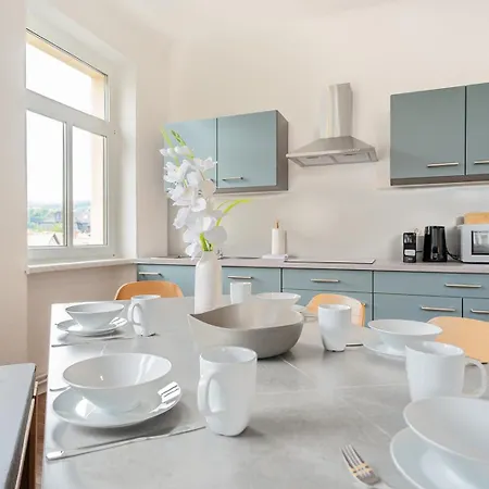 Benville - 2 Schlafzimmer - Waschmaschine - Wlan - Zentral Gelegen Apartamento Freital